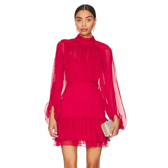 Shona Joy Scarlet Clemence Mini Dress